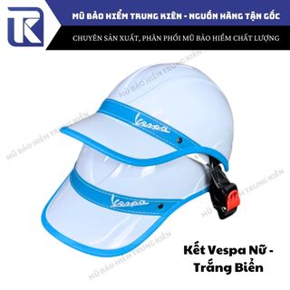 Nón bảo hiểm lưỡi trai Vespa cao cấp, Mũ bảo hiểm nón kết thời trang và sang trọng dành cho cả nam và nữ