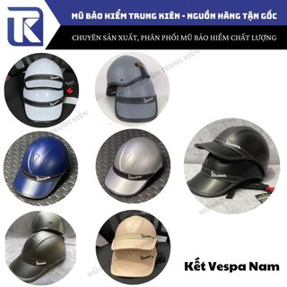 Nón bảo hiểm lưỡi trai Vespa cao cấp, Mũ bảo hiểm nón kết thời trang và sang trọng dành cho cả nam và nữ