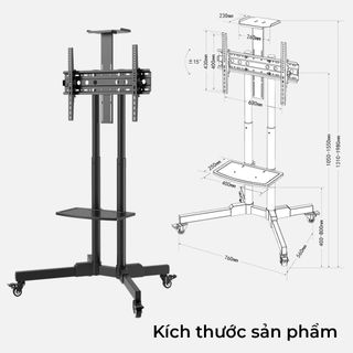 Khung treo Tivi di động MK70 (32"-65")