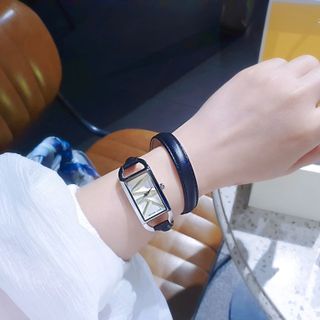 ĐỒNG HỒ NỮ CAO CẤP MỚI NHẤT M KORS 4722 4721 DÂY DA 2 VÒNG TAY