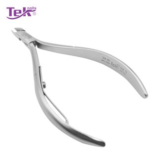 Kềm Cắt Da Thép, Xi Xám - Đầu Bán Nguyệt,Ốc Ngược,1Lưỡi Gà - TekNails DBN-06X Chuyên Nghiệp Cao Cấp