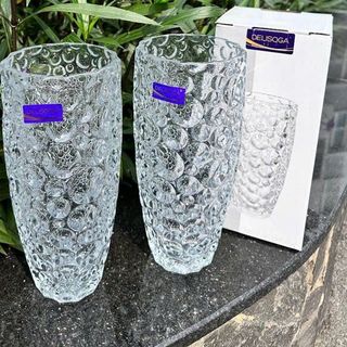 BÌNH CẮM HOA PHA LÊ 25CM DSHP 2032- 3