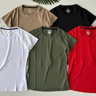 Áo thun lạnh nữ RUNNING màu mới Phom chất chuẩn đẹp Size m.l.xl.xxl Ri 2222 Tách nửa ri được