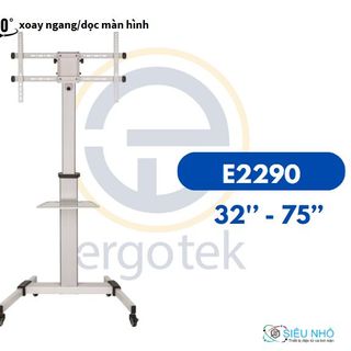 Khung treo tivi di động E2290 - xoay ngang/ dọc (Thương hiệu: Ergotek | 37''-86''| 82x30x23cm | 17kg )