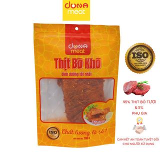 KHÔ BÒ DONA MEAT - BÒ MIẾNG ĐÓNG GÓI 500g
