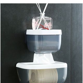 HỘP ĐỰNG GIẤY NHÀ VỆ SINH CÓ KỆ ĐỰNG