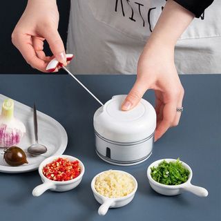 XAY TỎI ỚT KÉO TAY MÀU TRẮNG