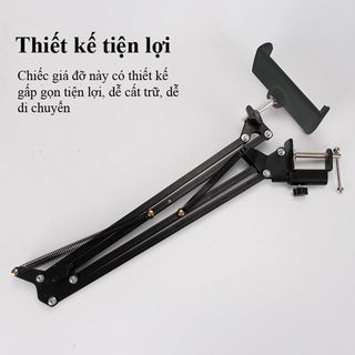 GIÁ ĐỠ KẸP IPAD ĐẦU GIƯỜNG TIỆN DỤNG
