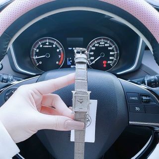 ĐỒNG HỒ NỮ CAO CẤP MỚI NHẤT HEMES DÂY DA MẶT ĐÍNH FULL ĐÁ BẠC