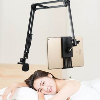 GIÁ ĐỠ KẸP IPAD ĐẦU GIƯỜNG 3 KHÚC