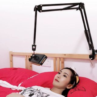 GIÁ ĐỠ KẸP IPAD ĐẦU GIƯỜNG 3 KHÚC