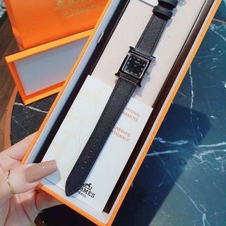 ĐỒNG HỒ NỮ CAO CẤP MỚI NHẤT HEMES DÂY DA MẶT SỐ VIỀN TRƠN