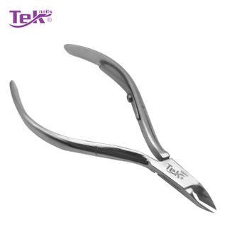 Kềm Cắt Da Thép, Mạ Chrome - Đầu Vuông, Ốc Xuôi, Không Lưỡi Gà - TekNails D-03 Chuyên Nghiệp Cao Cấp