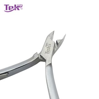 Kềm Cắt Da Inox, Xi Xám - Đầu Vuông, Ốc Ngược, 1 Lưỡi Gà - TekNails DI-01 Chuyên Nghiệp Cao Cấp