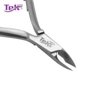 Kềm Cắt Da Thép, Mạ Chrome - Đầu Vuông, Ốc Xuôi, Không Lưỡi Gà - TekNails D-03 Chuyên Nghiệp Cao Cấp
