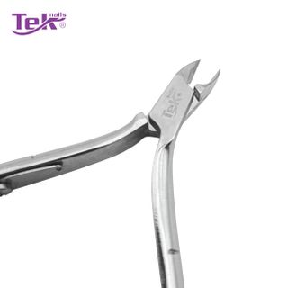 Kềm Cắt Da Thép, Mạ Chrome - Đầu Vuông, Ốc Xuôi, Không Lưỡi Gà - TekNails D-03 Chuyên Nghiệp Cao Cấp