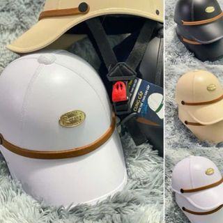 Mũ bảo hiểm lưỡi trai logo bầu cao cấp ,Nón bảo hiểm thời trang cá tính phù hợp cho cả nam và nữ