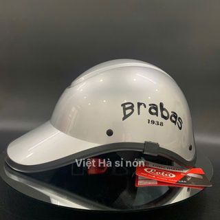 Nón bảo hiểm kết lưỡi trai BRABAS cao cấp, Mũ bảo hiểm nón kết sang trọng dành cho cả Nam và Nữ