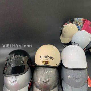 Nón bảo hiểm kết lưỡi trai BRABAS cao cấp, Mũ bảo hiểm nón kết sang trọng dành cho cả Nam và Nữ