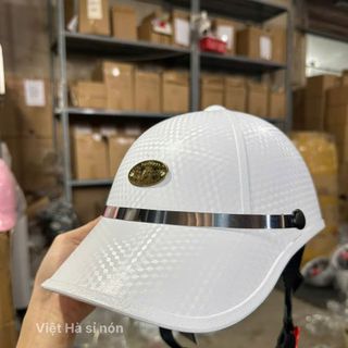 Nón bảo hiểm kết lưỡi trai sọc caro cao cấp, Mũ bảo hiểm nón kết cá tính và sang trọng dành cho cả nam và nữ