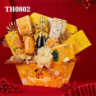 Giỏ Quà Tết 2025 Màu Vàng Mang Lại Tài Lộc