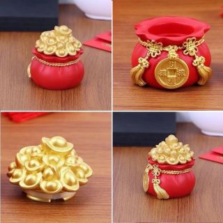 Hũ đựng muối gạo tài lộc đầu năm hũ đựng muối trang trí ban thờ,bàn làm việc cầu lộc đầu năm