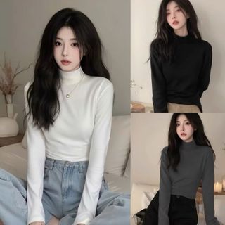 áo lỉ giữ nhiệt kiểu dáng ôm gọn, tối giản