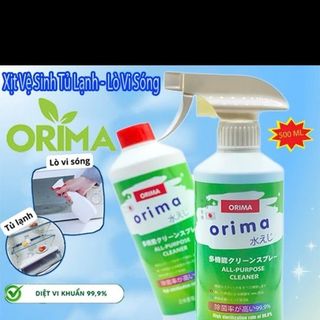 chai Xịt Vệ Sinh Tủ Lạnh ORIMA 500ml - Công Nghệ Nhật Bản Khử Mùi, Làm Sạch Tủ Lạnh, Lò Vi Sóng