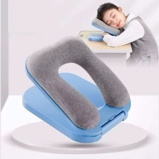 Gối ngủ văn phòng trên bàn gấp gọn thông minh cho học sinh và nhân viên văn phòng tựa trên bàn chống mỏi vai gáy