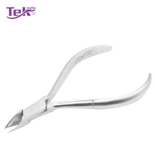 Kềm Cắt Da Thép, Xi Xám - Đầu Vuông, Ốc Xuôi, Không Lưỡi Gà - TekNails D-66 Chuyên Nghiệp Cao Cấp