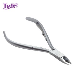 Kềm Cắt Da Thép, Xi Xám - Đầu Vuông, Ốc Xuôi, 1 Lưỡi Gà - TekNails D-06C Chuyên Nghiệp Cao Cấp