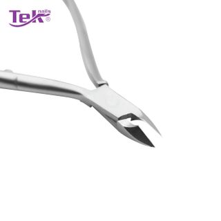 Kềm Cắt Da Thép, Xi Xám - Đầu Vuông, Ốc Xuôi, 1 Lưỡi Gà - TekNails D-06C Chuyên Nghiệp Cao Cấp