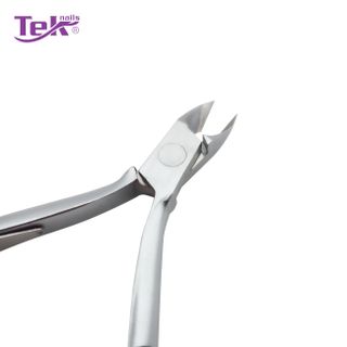 Kềm Cắt Da Thép, Xi Xám - Đầu Vuông, Ốc Xuôi, 1 Lưỡi Gà - TekNails D-06C Chuyên Nghiệp Cao Cấp