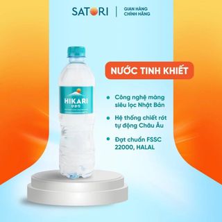 Thùng nước tinh khiết Hikari 24 chai (500ml/chai)