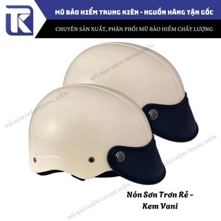 Nón bảo hiểm nửa đầu chính hãng siêu rẻ. Nón bảo hiểm sơn trơn rẻ không có thông gió, nón bảo hiểm đa dạng màu sắc sơn nhám bền màu phù hợp mọi lứa tuổi