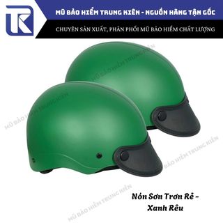Nón bảo hiểm nửa đầu chính hãng siêu rẻ. Nón bảo hiểm sơn trơn rẻ không có thông gió, nón bảo hiểm đa dạng màu sắc sơn nhám bền màu phù hợp mọi lứa tuổi