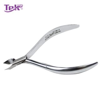 Kềm Cắt Da Inox, Xi Xám - Đầu Tròn, Ốc Ngược, 1 Lưỡi Gà - TekNails IR-01 Chuyên Nghiệp Cao Cấp