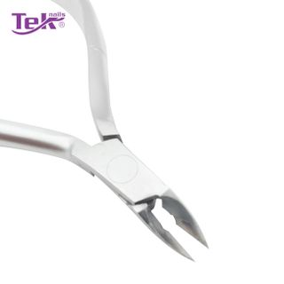 Kềm Cắt Da Thép, Xi Xám - Đầu Vuông, Ốc Xuôi, Không Lưỡi Gà - TekNails D-66 Chuyên Nghiệp Cao Cấp
