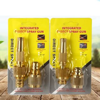 Đầu Vòi Xịt Tăng Áp Lực Nước Mini Bằng Đồng - Vòi Xịt Nước Tăng Áp Cực Mạnh Rửa Xe, Tưới Cây