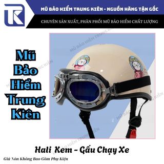 Nón bảo hiểm nửa đầu HTP nhiều tem dễ thương , nón bảo hiểm Hali tem trùm chính hãng HTP cao cấp [KHÔNG KÈM PHỤ KIỆN]