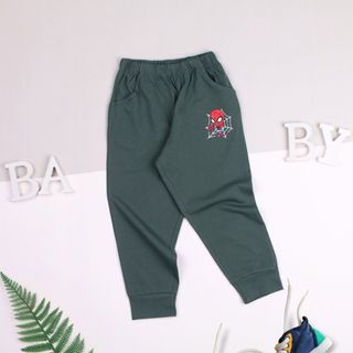 Combo Quần dài cotton bo gấu bé trai, size 13-25kg (không chọn màu)