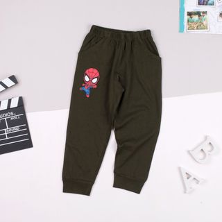 Combo Quần dài cotton bo gấu bé trai, size 13-25kg (không chọn màu)