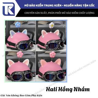 Nón bảo hiểm trẻ em Hali Trơn [KHÔNG KÈM PHỤ KIỆN] đạt chuẩn kiểm định , mũ bảo hiểm trẻ em cao cấp chính hãng HTP