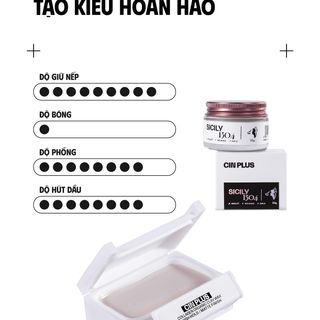 [SÁP CAO CẤP 85g] Sáp vuốt tóc cao cấp Cinplus Sicily 1504 (85g)
