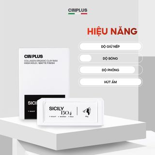 [SÁP CAO CẤP 85g] Sáp vuốt tóc cao cấp Cinplus Sicily 1504 (85g)
