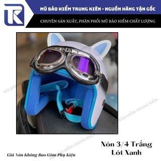 Mũ bảo hiểm 3/4 SRT trùm đầu [KHÔNG KÈM PHỤ KIỆN] Nhiều màu sắc, nón bảo hiểm 3/4 đi phượt cho nam và nữ