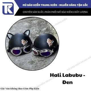 Nón bảo hiểm trẻ em và người lớn Hali Tem Gấu Dâu, Gấu Nâu và Labubu đạt chuẩn kiểm định , mũ bảo hiểm trẻ em Hali tem cao cấp chính hãng [KHÔNG KÈM PHỤ KIỆN]