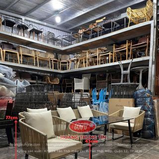 Bàn ghế sofa nhựa giả mây cao cấp ngoài trời giá tại xưởng sản xuất