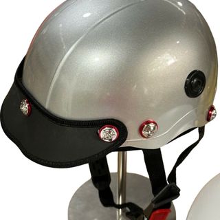 Nón bảo hiểm gắn 7 ốc  Salaya phủ bóng nano,  Mũ bảo hiểm nửa đầu gắn ốc titan salaya