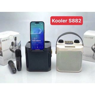 LOA KARAOKE BLUETOOTH KOLEER S882 KÈM 2 MIC KHÔNG DÂY